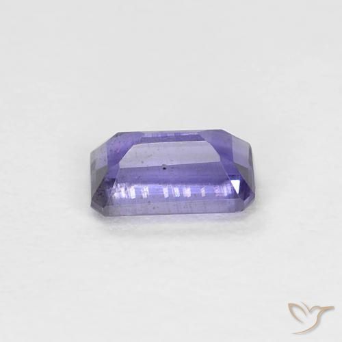 Iolita Roxo profundo Natural 0.25ct, Corte Octógono / Esmeralda, VS