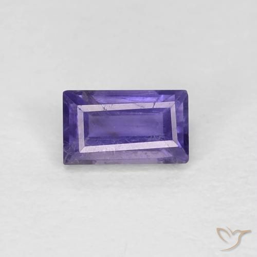 0.30ct Natural Violeta médio Iolita, baguete, VS