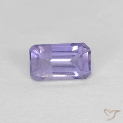 Iolita violeta natural 0,28ct, corte esmeralda, VS