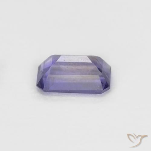 Iolita Roxo profundo Natural 0.26ct, Corte Octógono / Esmeralda, VS