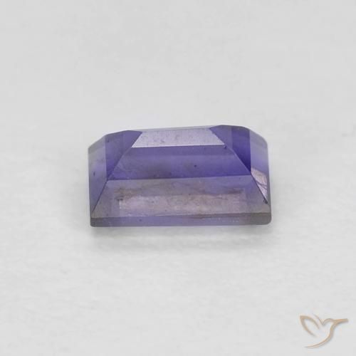 Iolita Roxo profundo Natural 0.31ct, baguete, VS-SI