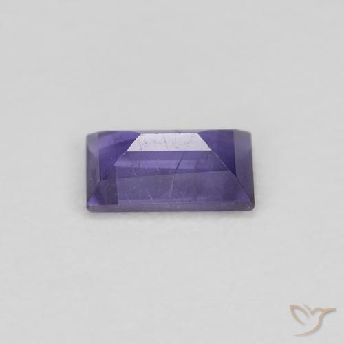 Iolita Violeta rosado claro Natural 0.25ct, baguete, VS