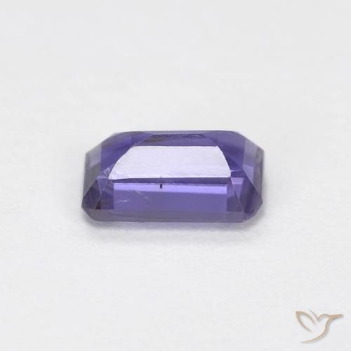 Iolita Roxo profundo Natural 0.26ct, Corte Octógono / Esmeralda, VVS-VS
