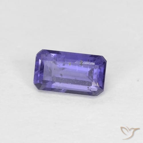 Iolita Roxo profundo Natural 0.29ct, Corte Octógono / Esmeralda, VS