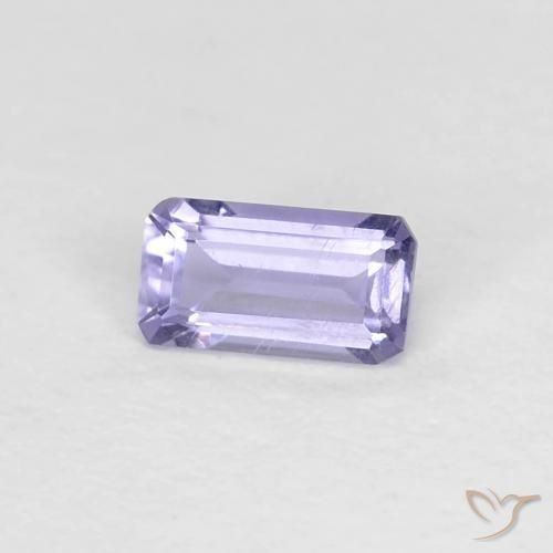 Iolita Medium Light-Violet Natural 0.21ct, Corte Octógono / Esmeralda, VS