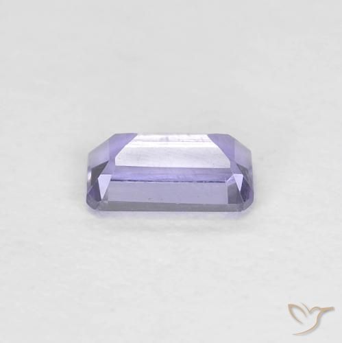 Iolita Medium Light-Violet Natural 0.21ct, Corte Octógono / Esmeralda, VS