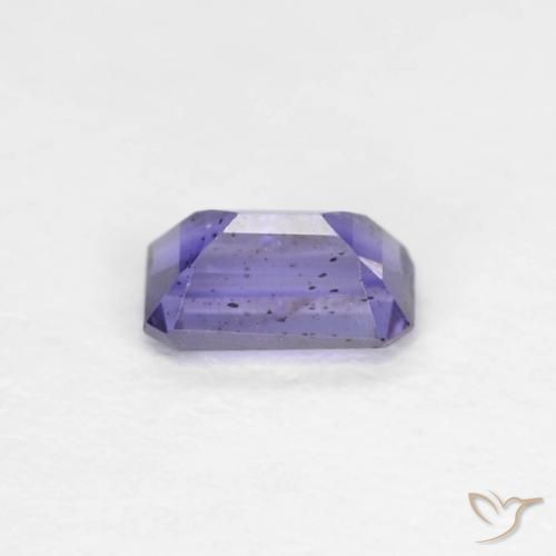 Iolita Roxo azulado escuro Natural 0.27ct, Corte Octógono / Esmeralda, VS