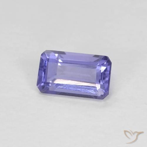 Iolita Roxo profundo Natural 0.29ct, Corte Octógono / Esmeralda, VVS-VS