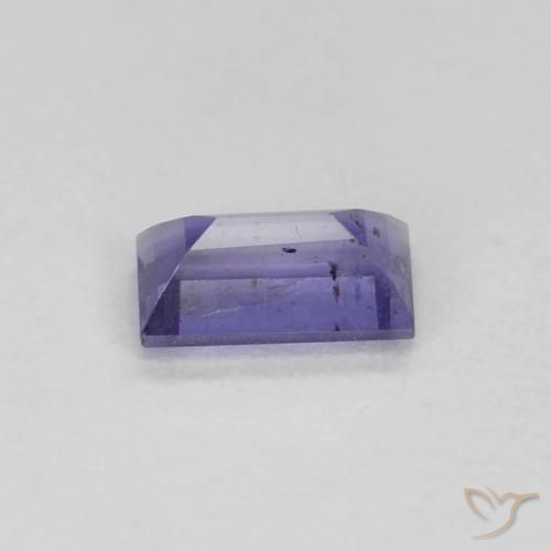 Iolita Roxo azulado escuro Natural 0.26ct, baguete, VS-SI