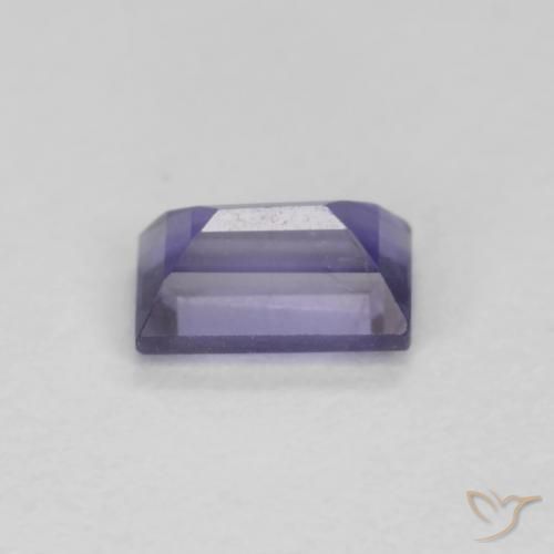Iolita Roxo azulado escuro Natural 0.32ct, baguete, VS-SI