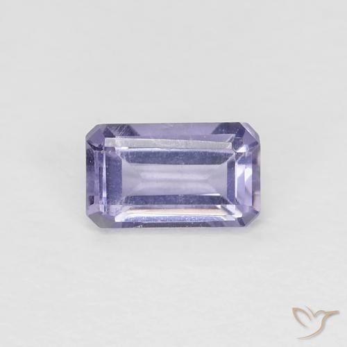 0.28ct Natural Violeta rosado Iolita, Corte Esmeralda, VS