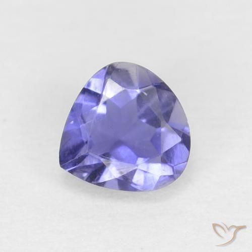Iolita Roxo profundo Natural 0.24ct, Formato de pêra, VVS-VS