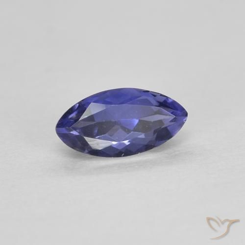 Iolita Roxo profundo Natural 0.28ct, Marquesa, VVS