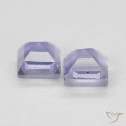 Pedras preciosas de Iolita Azul prateado natural de 0.20 ct, Quadrado, VS