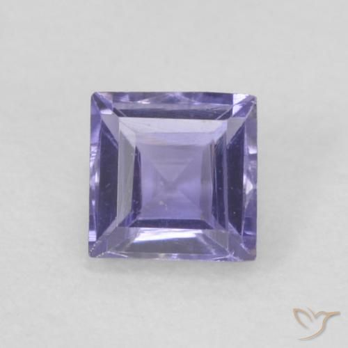 0.17ct Natural Medium Light-Violet Iolita, Quadrado, VVS