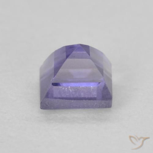 Iolita Roxo azulado escuro Natural 0.20ct, Quadrado, VVS