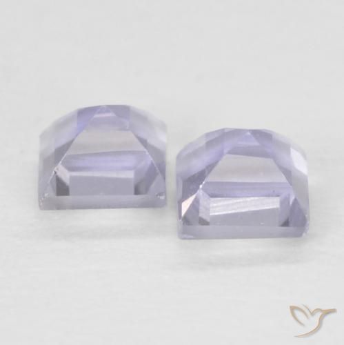 Pedras preciosas de Iolita céu azul claro natural de 0.22 ct, Quadrado, VS