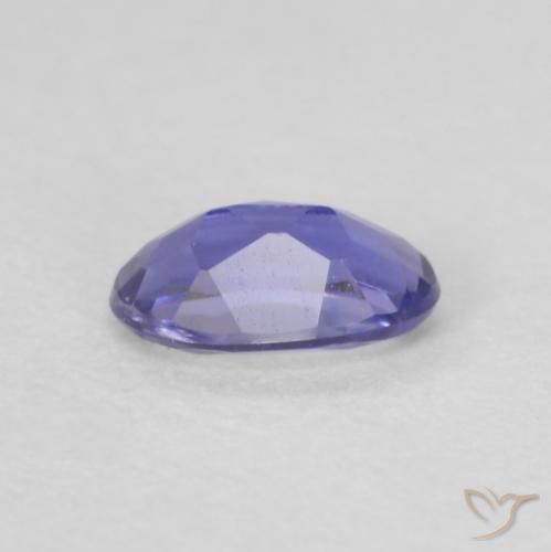 Iolita Roxo azulado escuro Natural 0.16ct, oval, VVS