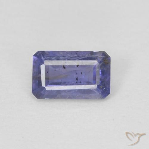 0.24ct Natural Violeta médio Iolita, Corte Esmeralda, VS-SI