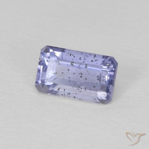 Iolita Violeta azulado Natural 0.32ct, Corte Octógono / Esmeralda, VS-SI