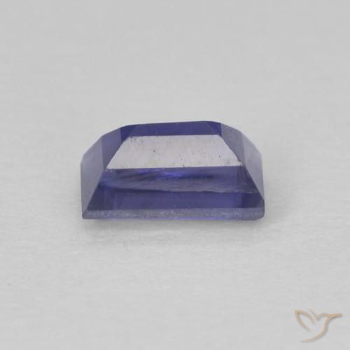 Iolita Azul profundo Natural 0.29ct, baguete, VS