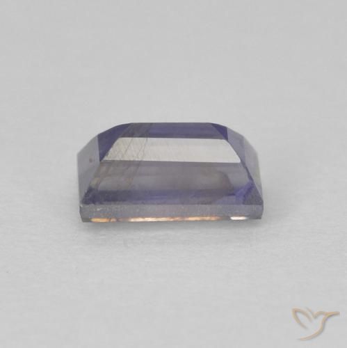 Iolita Violeta médio Natural 0.33ct, baguete, VS-SI