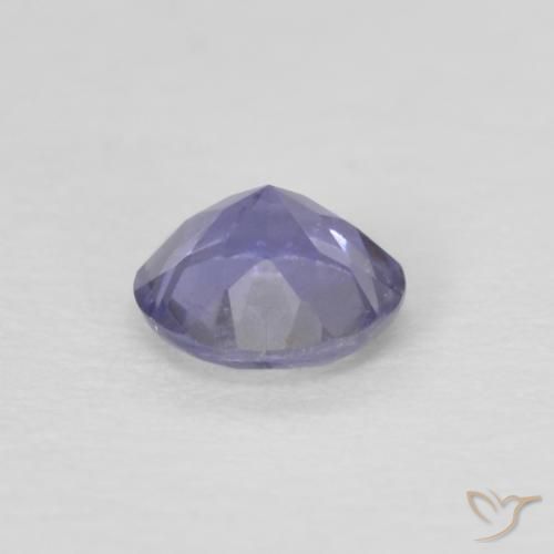 Iolita Azul prateado Natural 0.17ct, Redondo, VS
