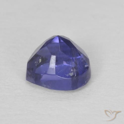 Iolita Azul escuro Natural 0.28ct, Formato de pêra, VS