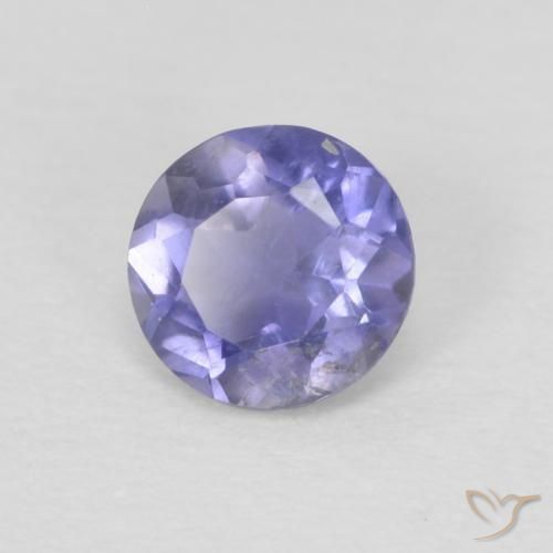 Iolita Roxo profundo Natural 0.23ct, Redondo, VS-SI