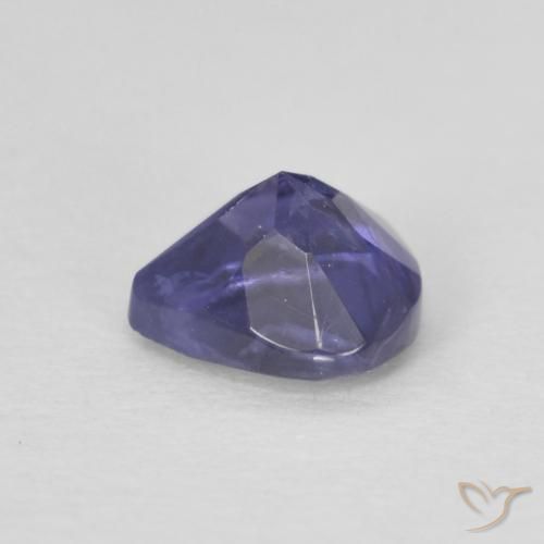 Iolita Azul profundo Natural 0.37ct, Formato de pêra, VS