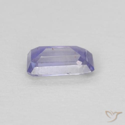 Iolita Azul prateado Natural 0.21ct, Corte Octógono / Esmeralda, VS