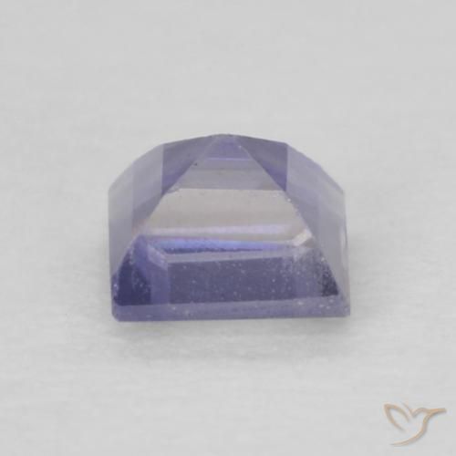 Iolita Azul prateado Natural 0.14ct, Quadrado, VS