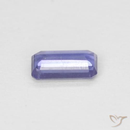 Iolita Violeta médio Natural 0.18ct, Corte Octógono / Esmeralda, VVS
