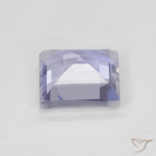 Iolita Medium Light-Violet Natural 0.28ct, Quadrado, VVS