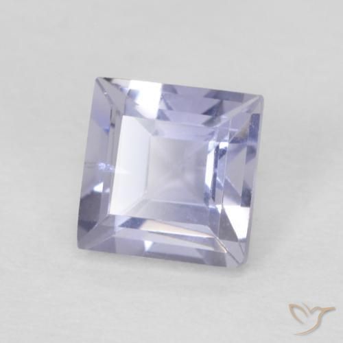 Iolita Violeta rosado Natural 0.33ct, Quadrado, VVS