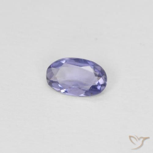 Iolita Roxo azulado escuro Natural 0.13ct, oval, VS