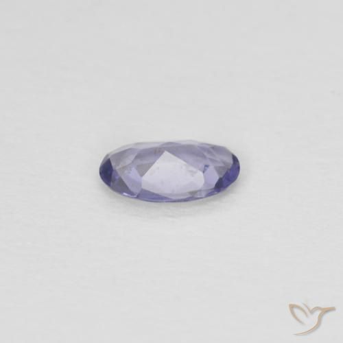Iolita Roxo azulado escuro Natural 0.13ct, oval, VS
