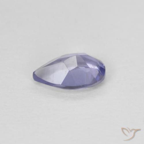 Iolita Roxo azulado escuro Natural 0.35ct, Formato de pêra, VS