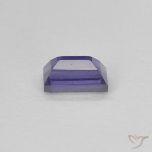 Iolita Roxo azulado escuro Natural 0.33ct, baguete, VS