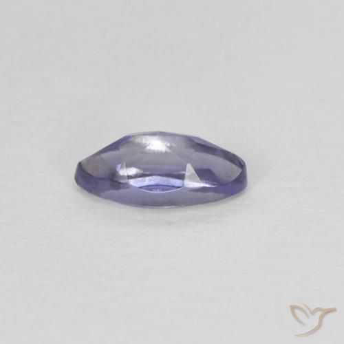 Iolita Roxo azulado escuro Natural 0.27ct, Marquesa, VS