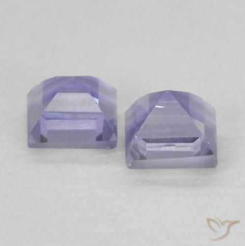 Pedras preciosas de Iolita Roxo azulado escuro natural de 0.21 ct, Quadrado, VS