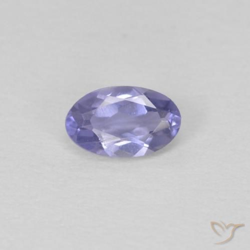 0.21ct Natural Roxo azulado escuro Iolita, oval, VS