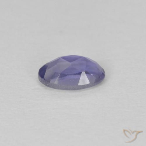 Iolita Roxo azulado escuro Natural 0.21ct, oval, VS