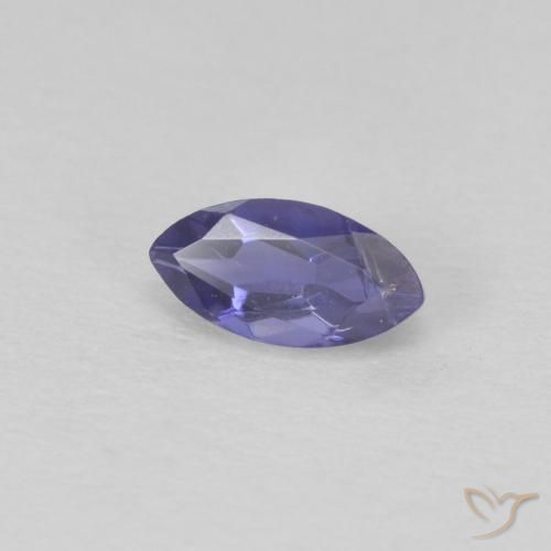 Iolita Roxo profundo Natural 0.26ct, Marquesa, VS