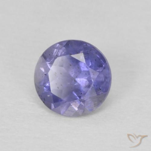 Iolita Roxo azulado escuro Natural 0.25ct, Redondo, VS