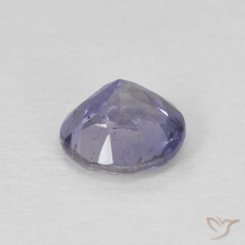 Iolita Roxo azulado escuro Natural 0.25ct, Redondo, VS
