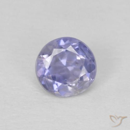 0.19ct Natural Roxo profundo Iolita, Redondo, VS