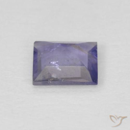 Iolita Roxo azulado escuro Natural 0.22ct, Quadrado, VS