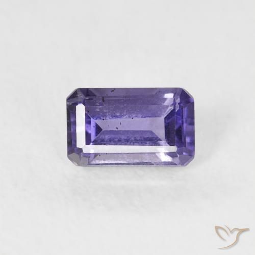 0.31ct Natural Violeta médio Iolita, Corte Esmeralda, VS-SI