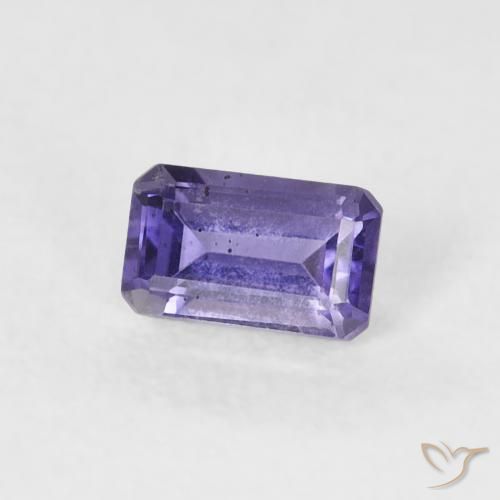 Iolita Violeta médio Natural 0.31ct, Corte Octógono / Esmeralda, VS-SI